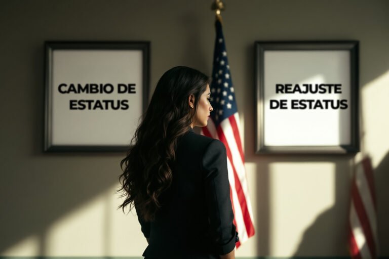 Cambio vs. Reajuste de estatus en Estados Unidos: Lo que debes saber